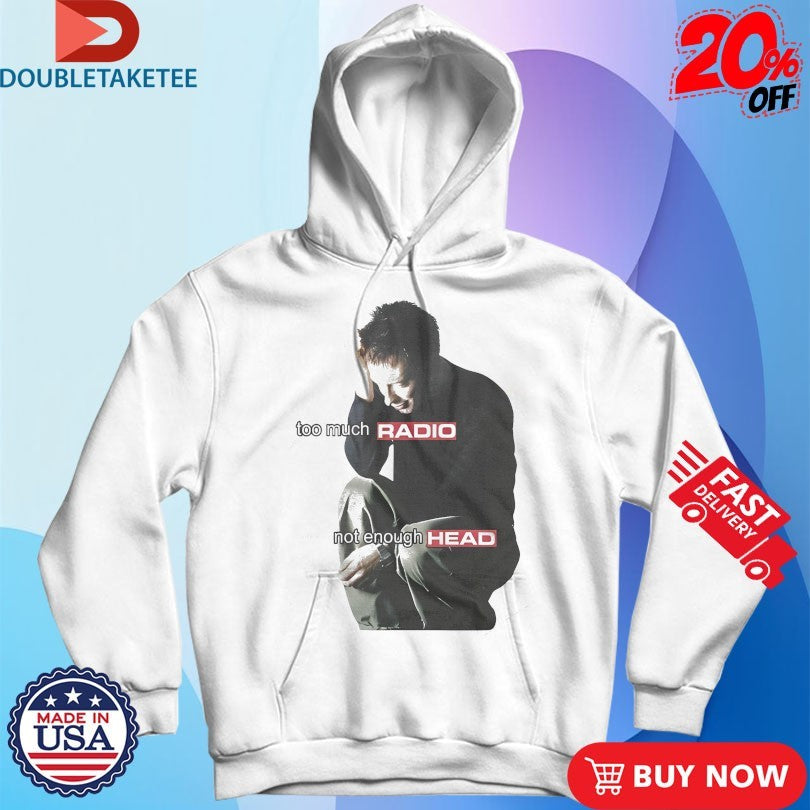 Official Thom Yorke Radiohead Too Much Radio Not Enough Head Shirts
