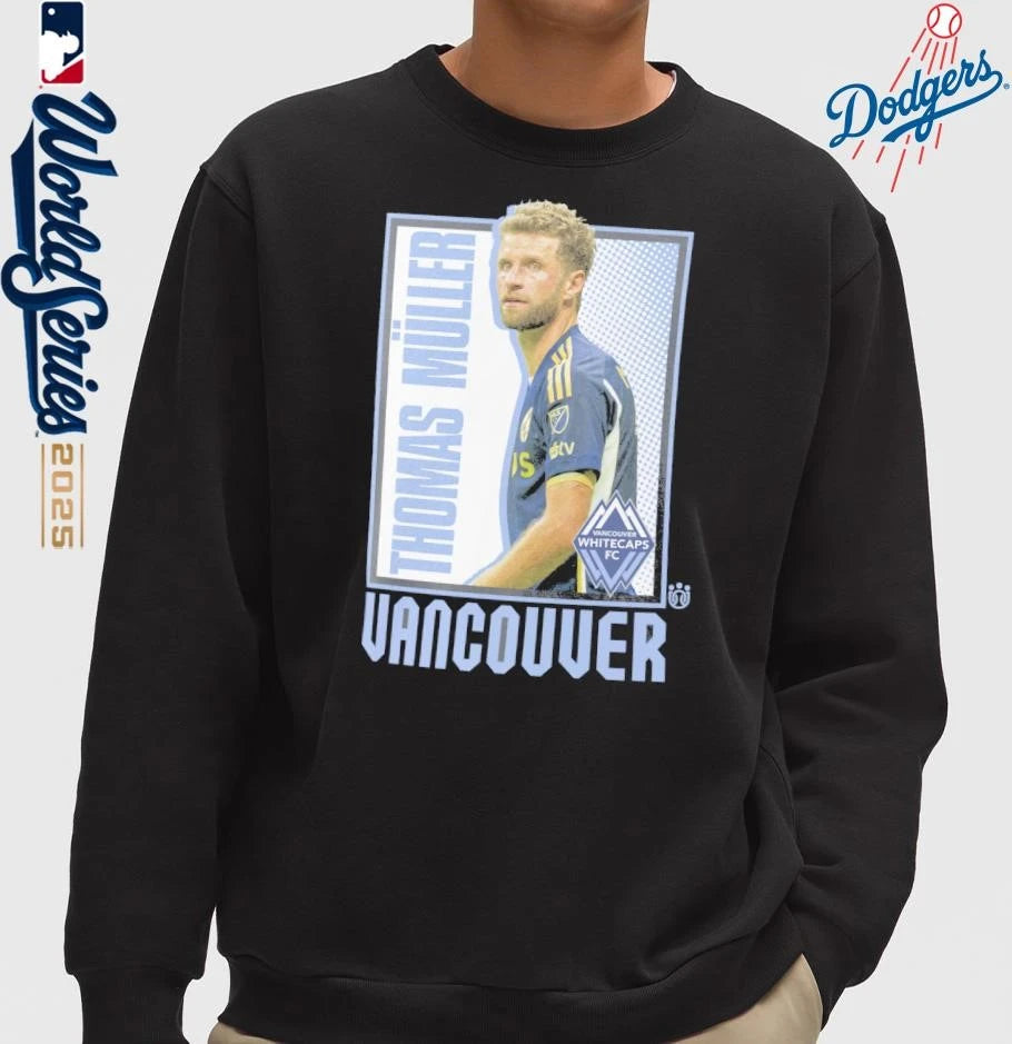 Official Thomas Muller Vancouver Whitecaps FC Player Program T-Shirt