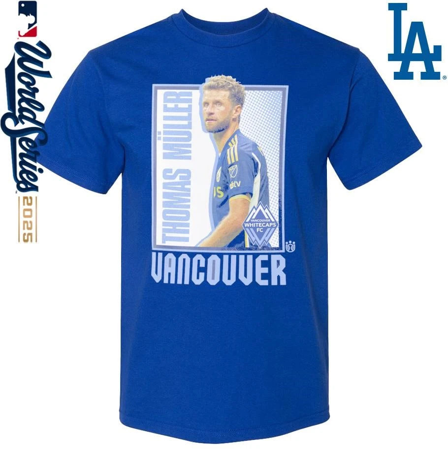 Official Thomas Muller Vancouver Whitecaps FC Player Program T-Shirt