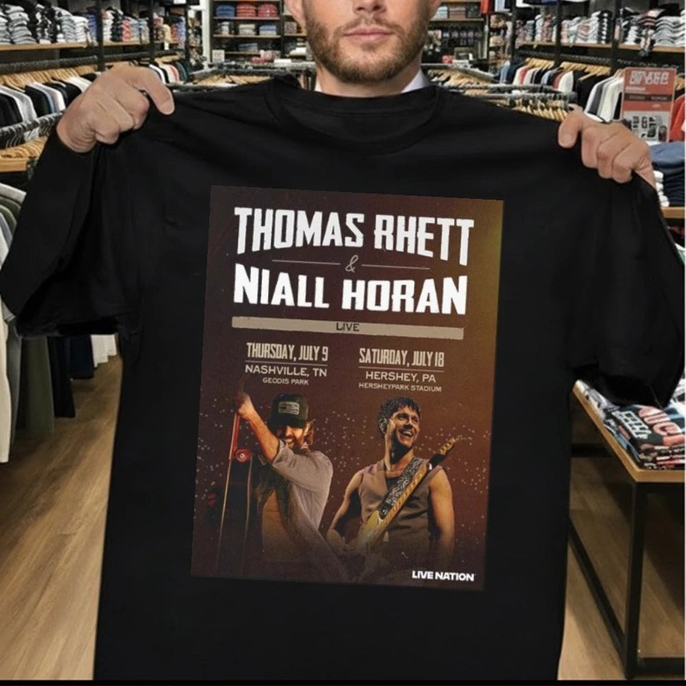 Official Thomas Rhett And Niall Horan 2026 Nashville TN Hershey PA Geodis Park Hersheypark Stadium July 9th 18th Shirt