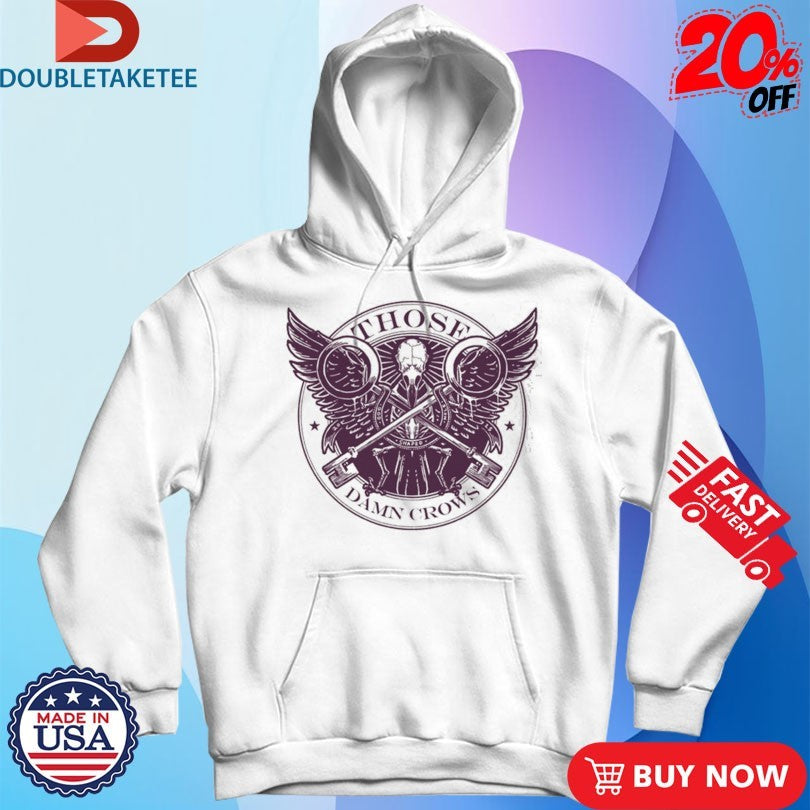 Official Those Damn Crows Skeleton Wings Keys Shirts