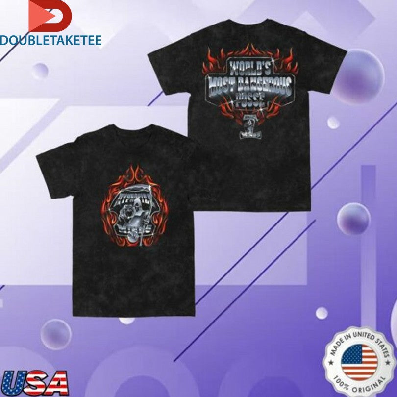 Official Three 6 Mafia World’s Most Dangerous Posse Ridin On Chrome Grim Reaper Shirts