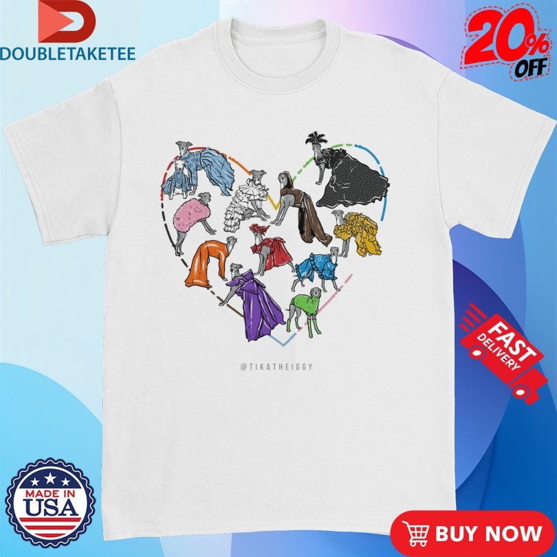 Official Tika The Iggy Pride Heart Shirts
