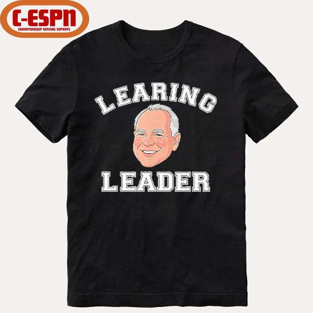 Official Tim Walz Learing Leader 2025 T-Shirt
