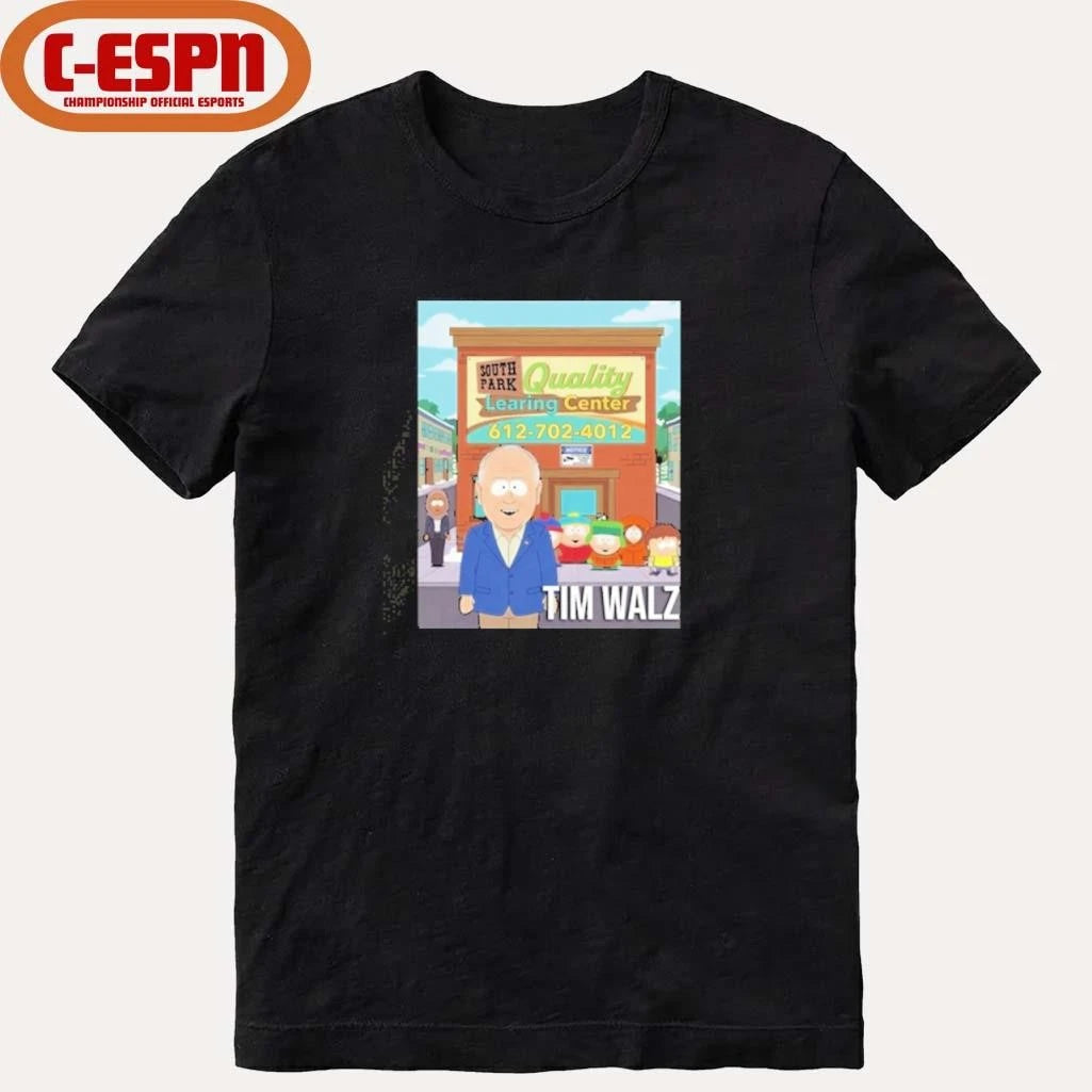 Official Tim Walz South Park Quality Learning Center Shirt