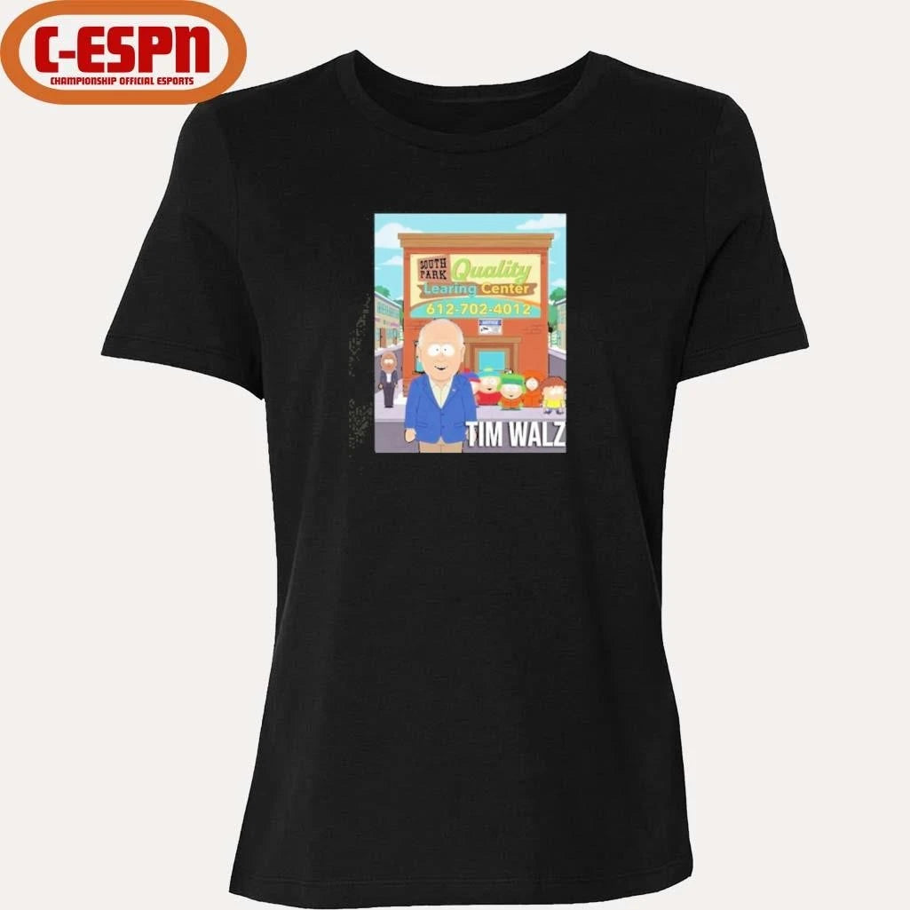 Official Tim Walz South Park Quality Learning Center Shirt