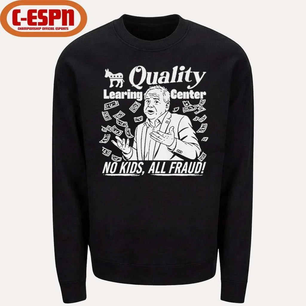 Official Tim Walz quality learning center no kids all fraud shirt