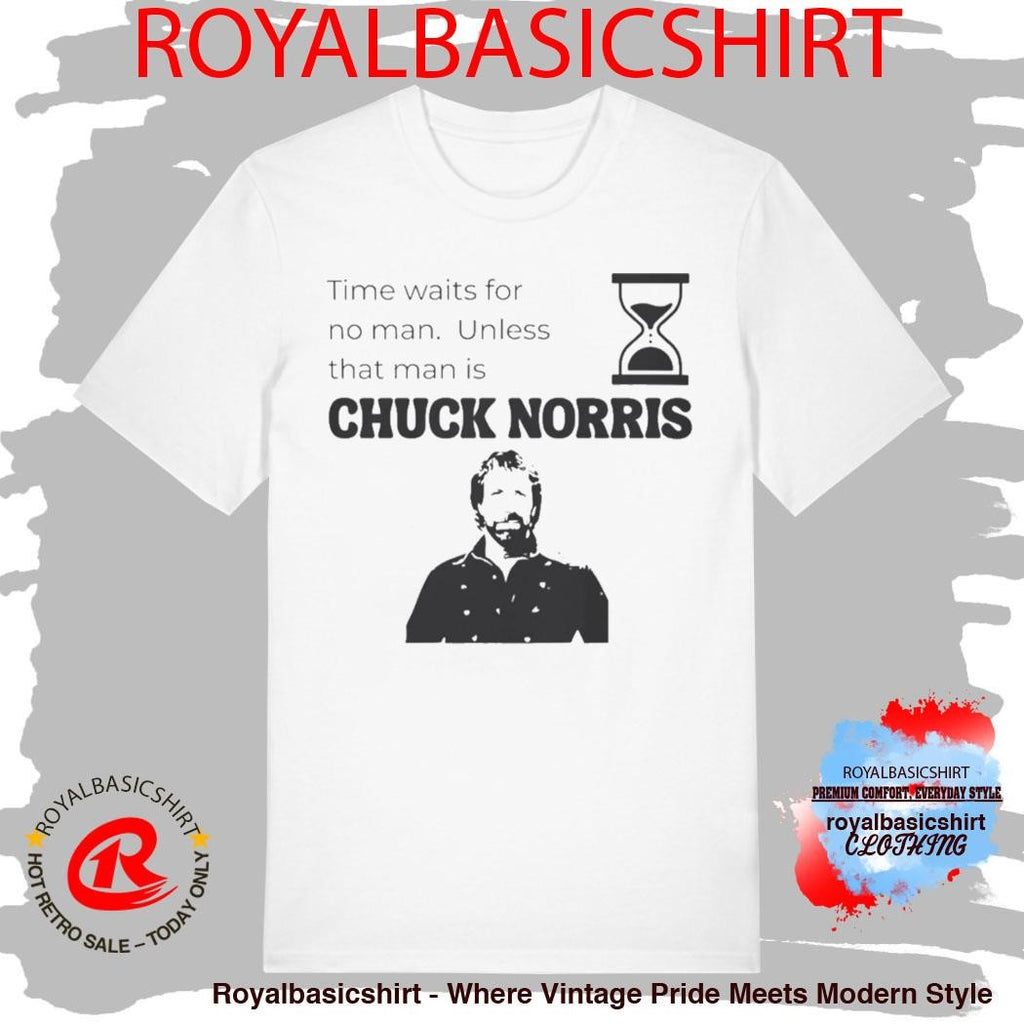 Official Time Waits For No Man Unless That Man Is Chuck Norris Shirt