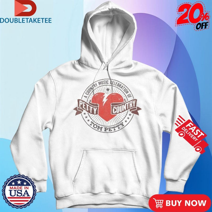 Official Tom Petty A Country Music Celebration Petty Country Heart Shirts