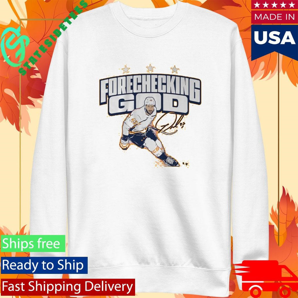 Official Tom Wilson Forechecking God Shirt
