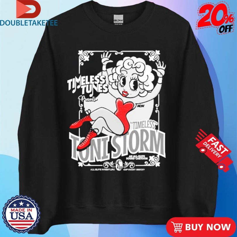 Official Toni Storm Timeless Tunes AEW Shirts