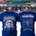 Official Toronto Blue Jays AL East Division Champions 2025 MLB Shirts