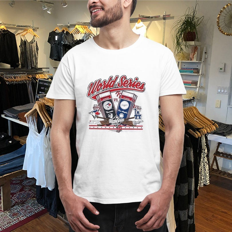 Official Toronto Blue Jays vs Los Angeles Dodgers 2025 World Series Tickets MLB Shirts