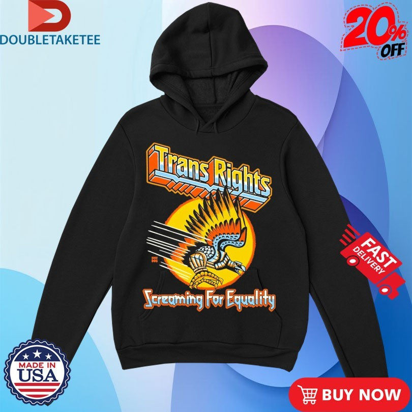 Official Trans Rights Screaming For Equality Shirts