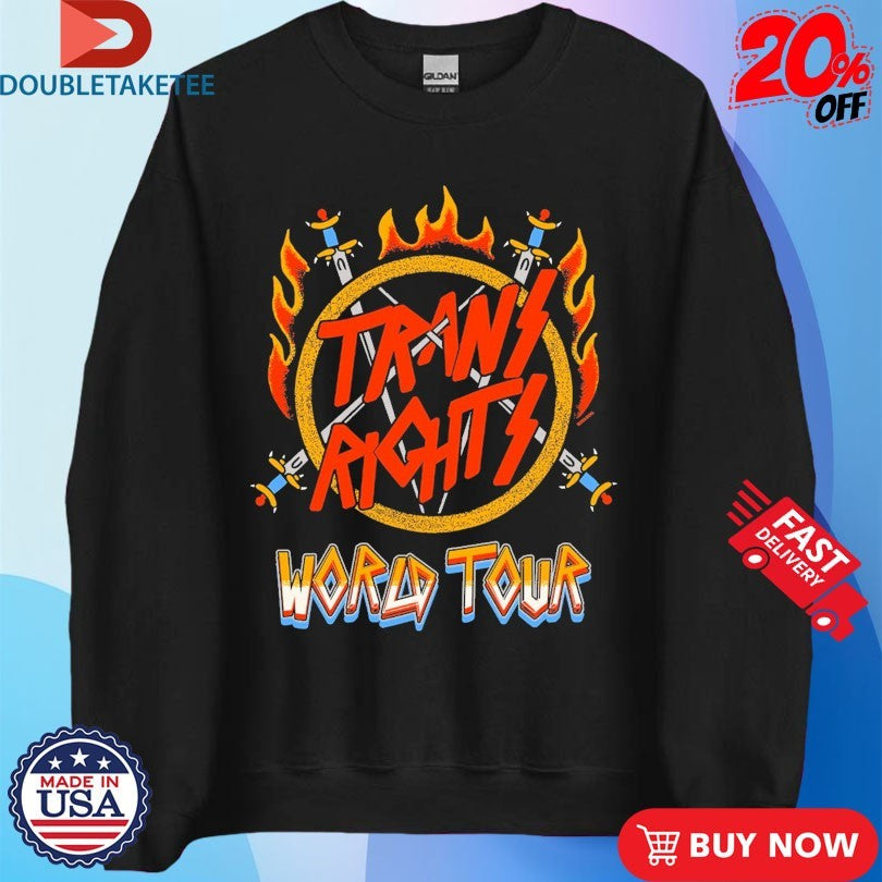 Official Trans Rights World Tour Swords Shirts