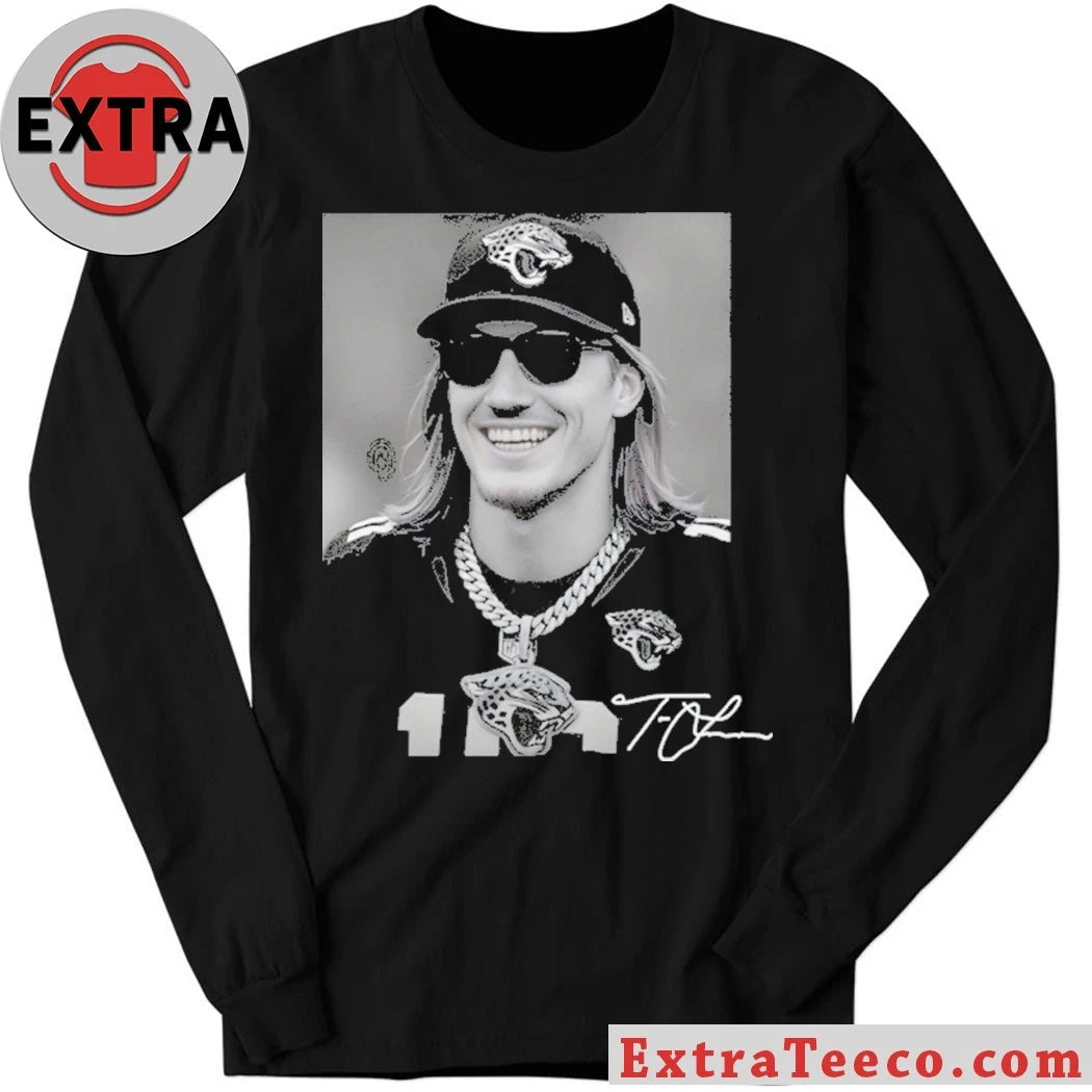Official Trevor Lawrence Jacksonville Football Signatue Shirt