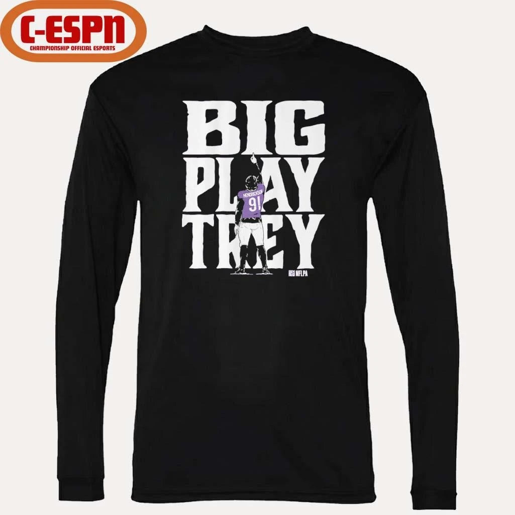 Official Trey Hendrickson Big Play Trey Baltimore Shirt