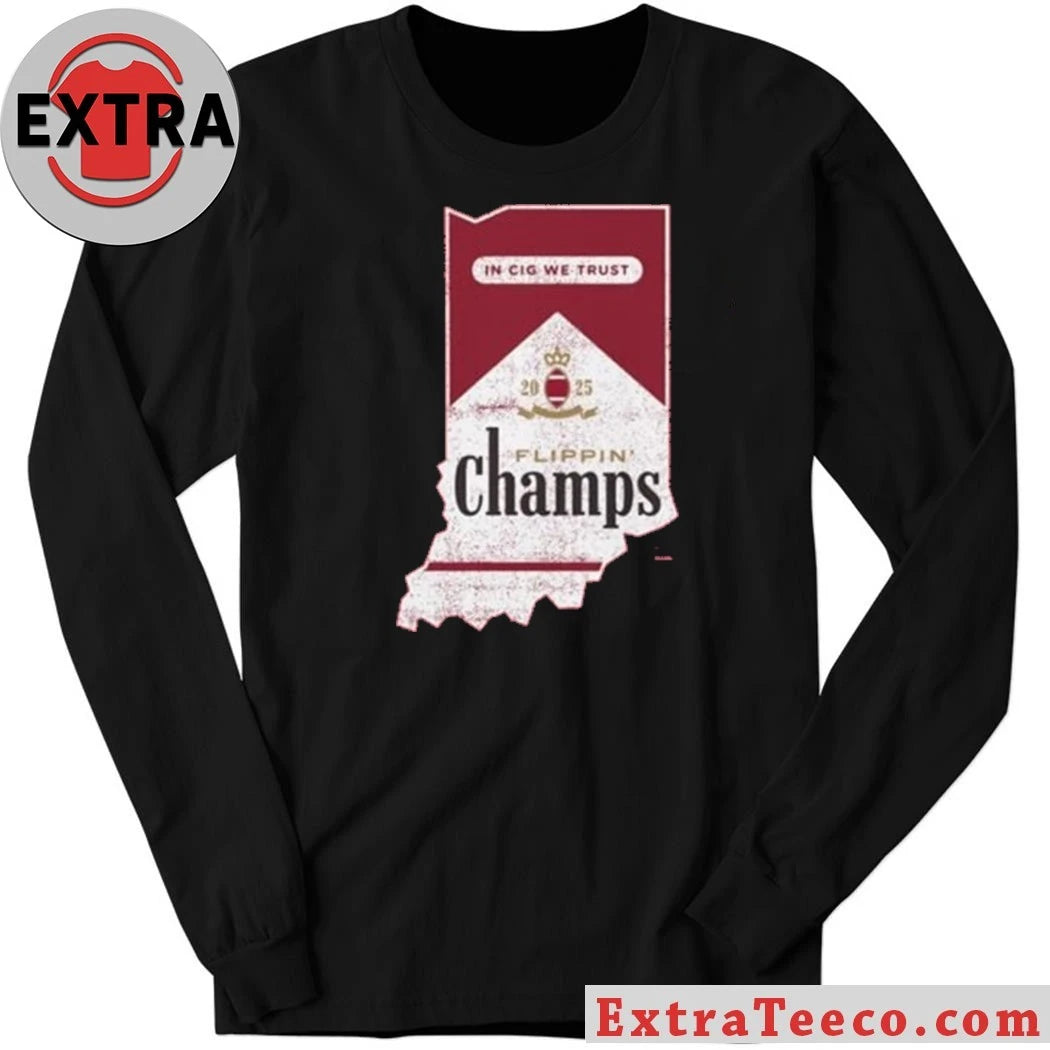 Official Tricia Whitaker Flippin Champs Indiana College Football Fans Shirt