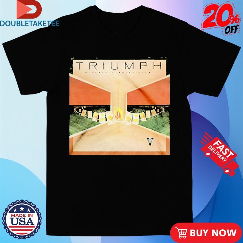 Official Triumph Sport Of Kings Album Cover Shirts