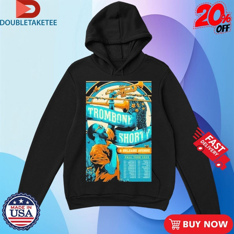 Official Trombone Shorty And Orlean Avenue Fall Tour 2025 Dates Shirts
