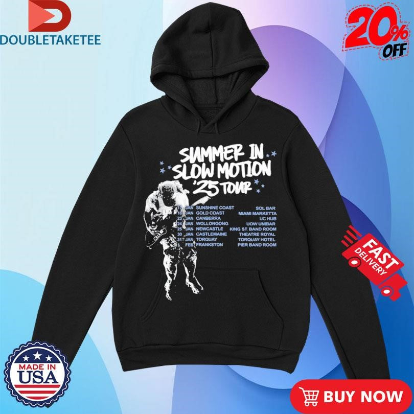 Official Trophy Eyes Summer In Slow Motion Regional 2025 Tour Shirts