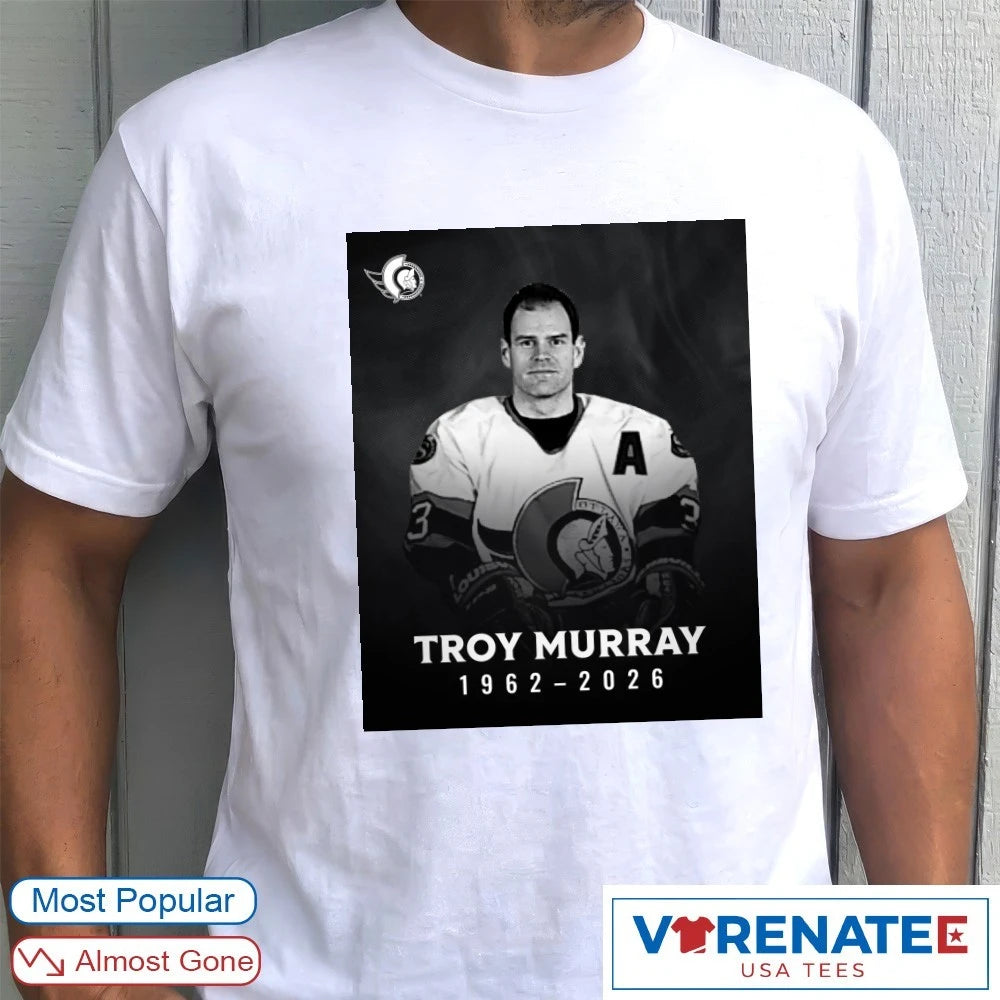 Official Troy Murray 1962-2026 Ottawa Senators T-Shirt