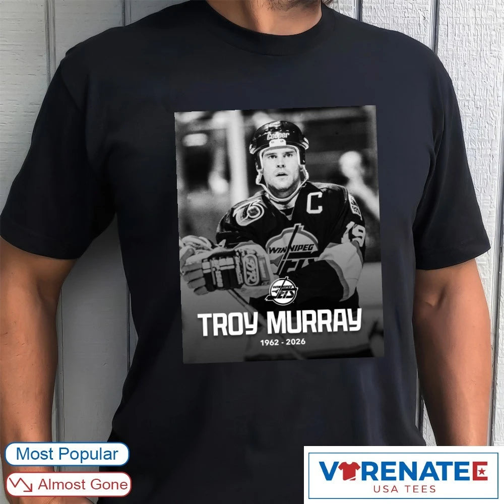 Official Troy Murray 1962-2026 Winnipeg Jets T-Shirt