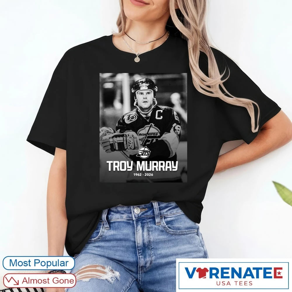 Official Troy Murray 1962-2026 Winnipeg Jets T-Shirt