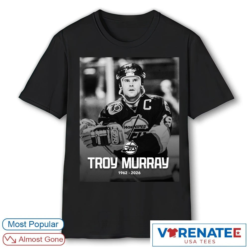Official Troy Murray 1962-2026 Winnipeg Jets T-Shirt