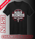 Official Troy Trojans Tigers March Madness 2026 NCAA DI Men’s Basketball Tournament T-Shirt