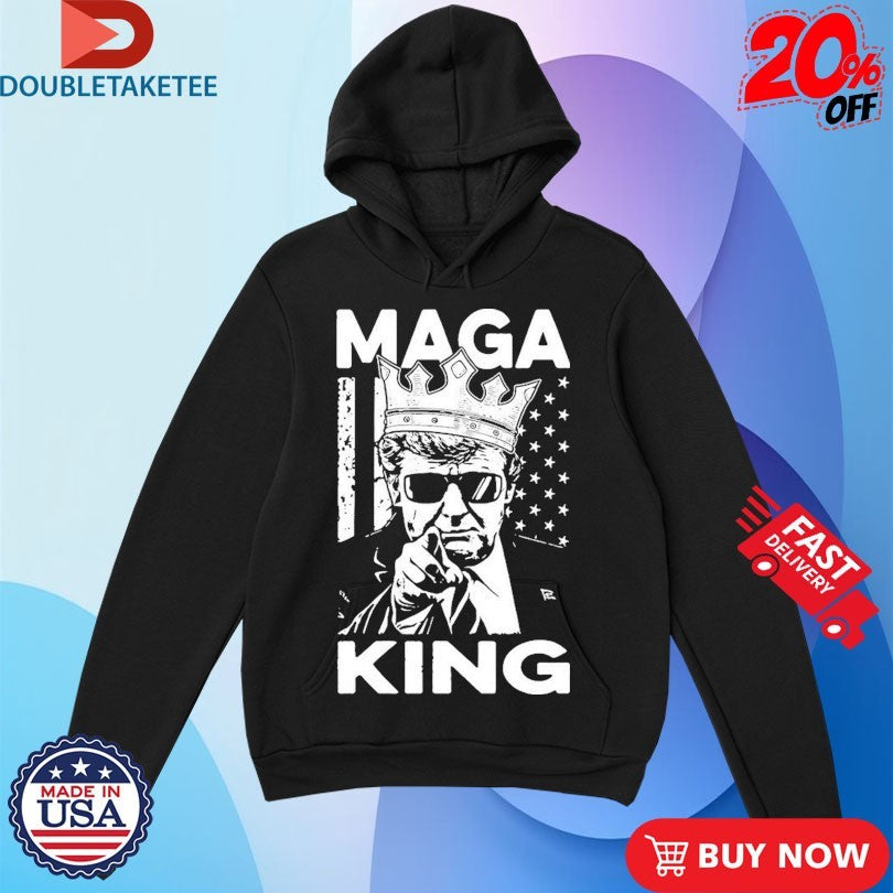 Official Trump MAGA King American Flag Shirts