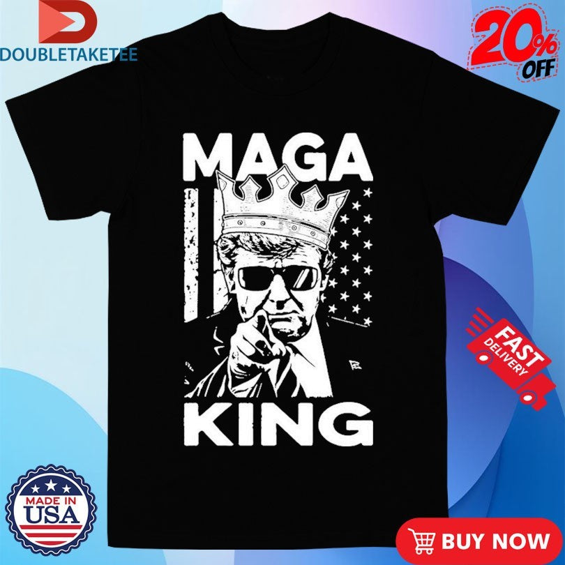 Official Trump MAGA King American Flag Shirts