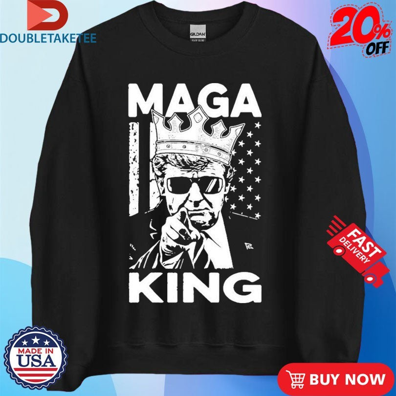 Official Trump MAGA King American Flag Shirts