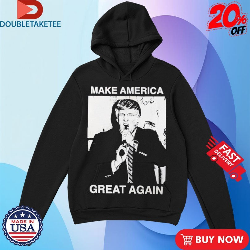 Official Trump Make America Great Again Gun In Mouth Shirts