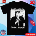 Official Trump Make America Great Again Gun In Mouth Shirts