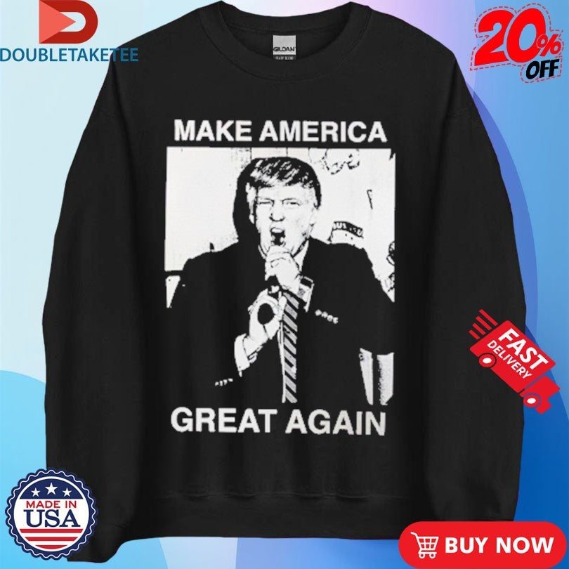 Official Trump Make America Great Again Gun In Mouth Shirts