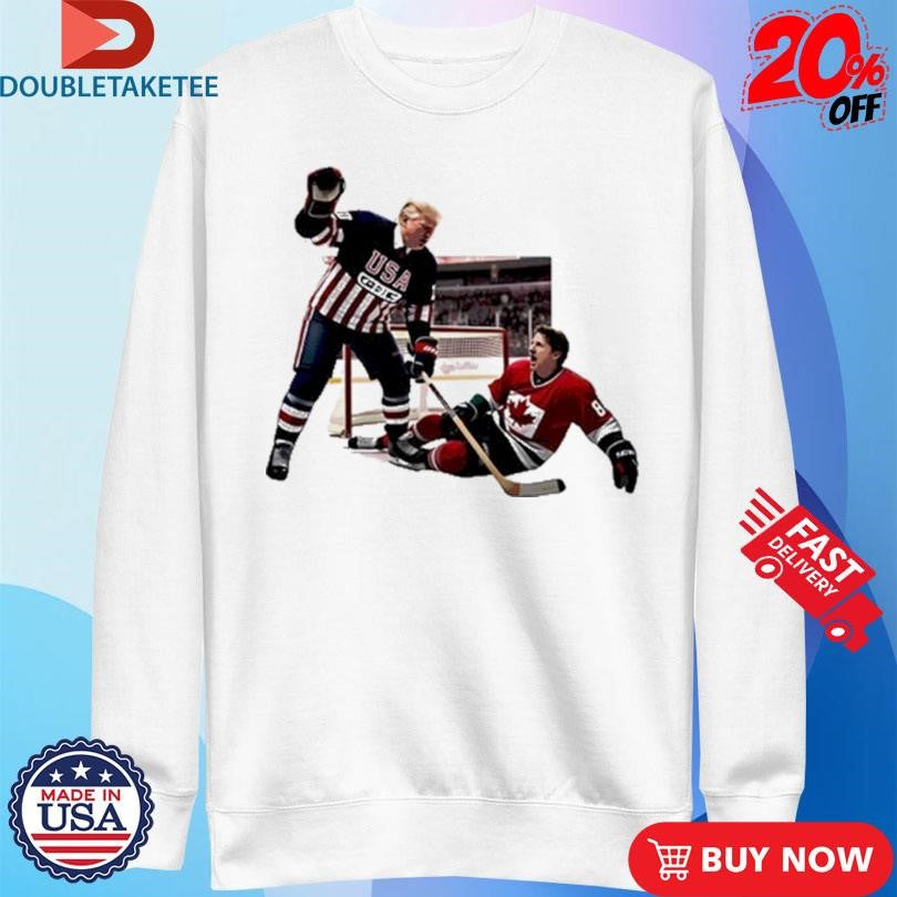 Official Trump USA Vs Canda Hockey T-shirts