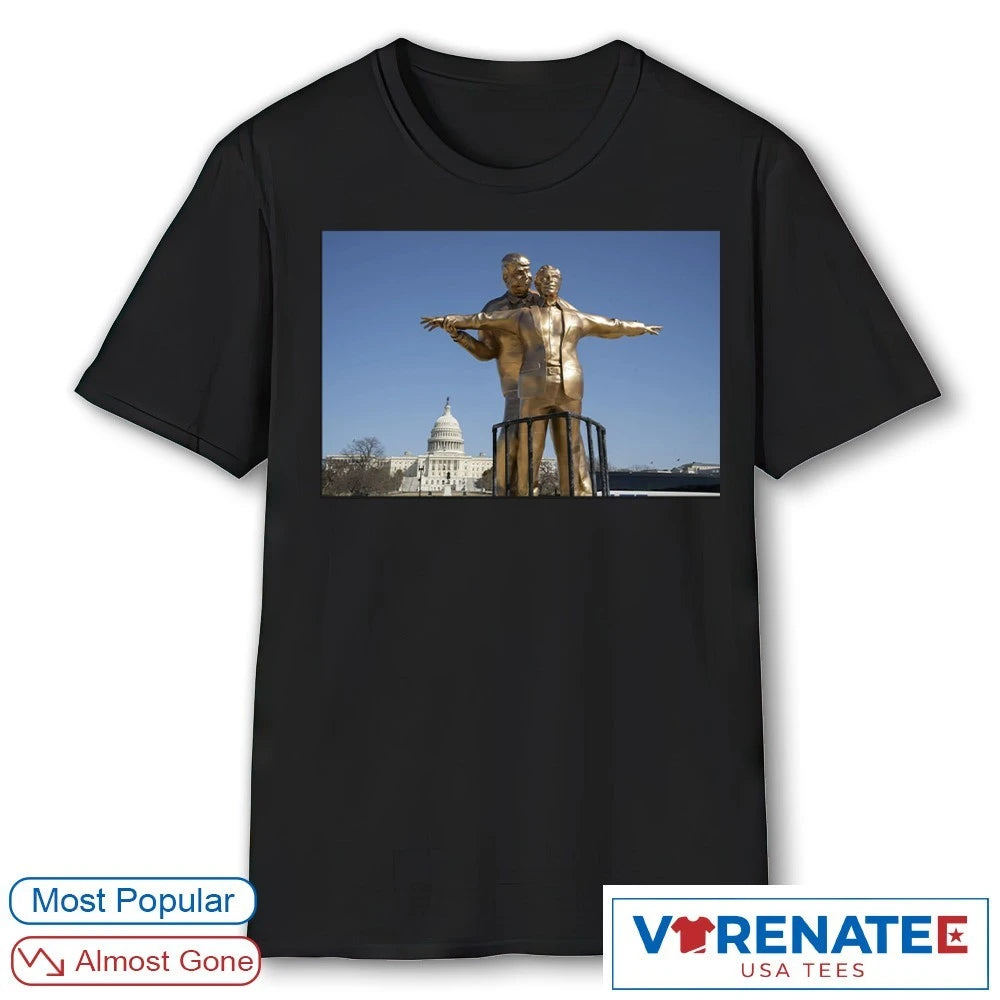 Official Trump and Epstein Titanic Statue – Best Meme 2026 T-Shirt