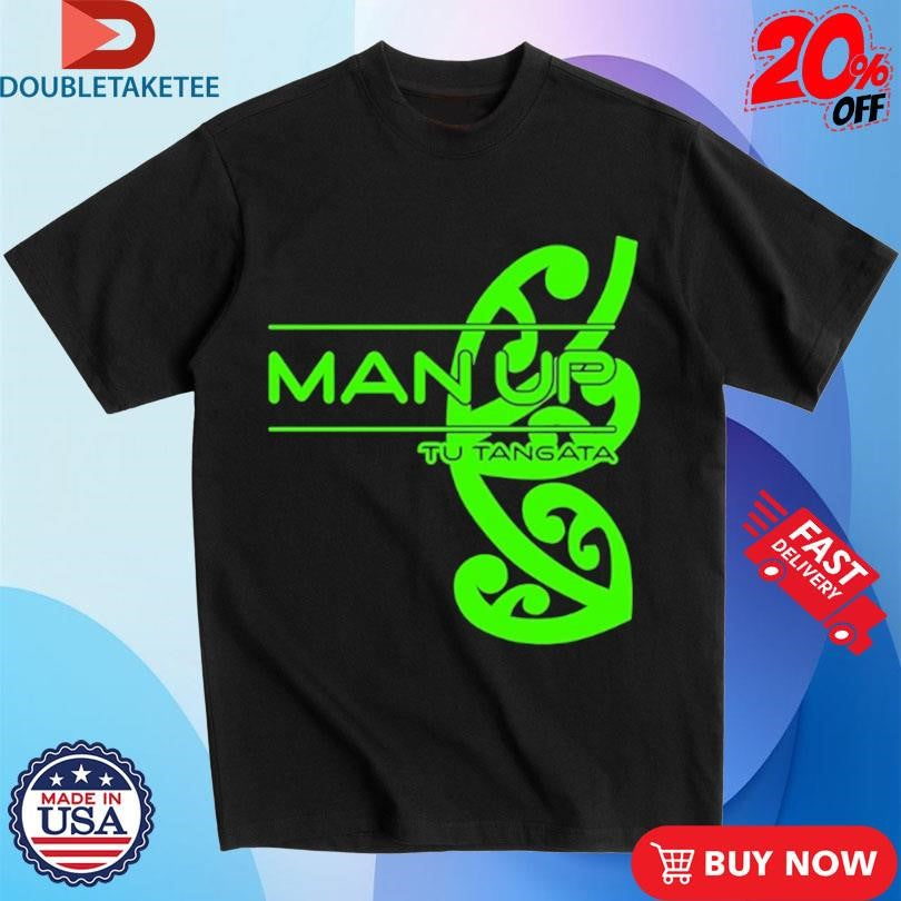 Official Tu Tangata Man Up Neon  Shirts