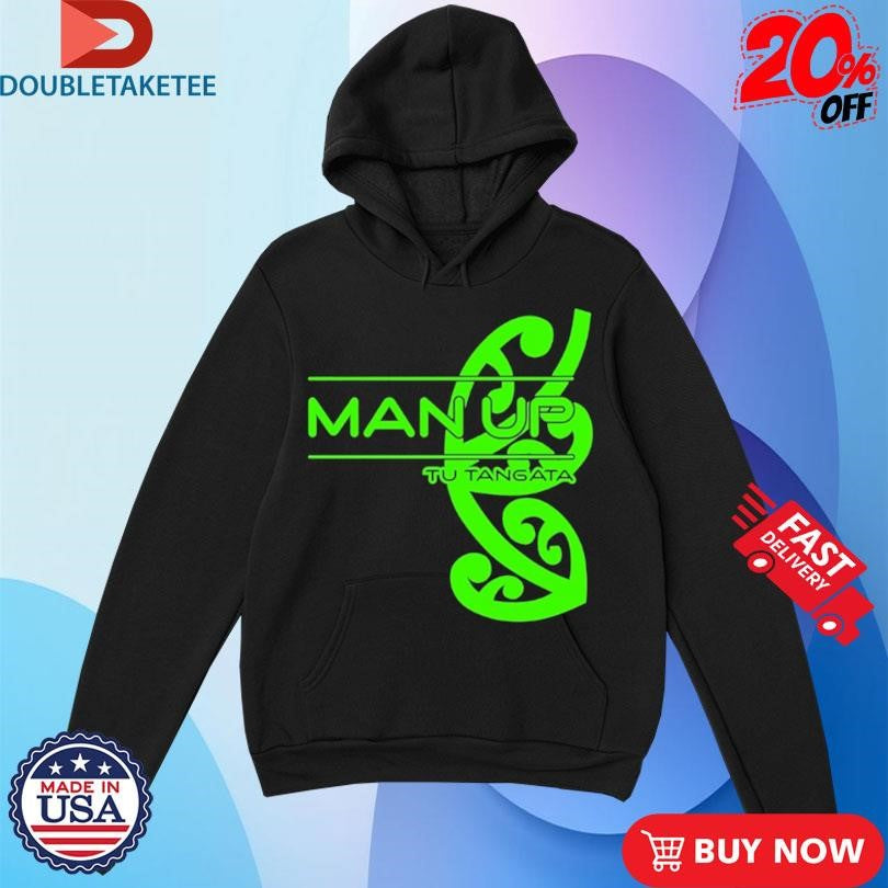Official Tu Tangata Man Up Neon  Shirts