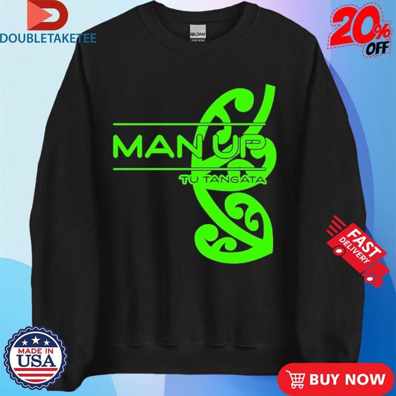 Official Tu Tangata Man Up Neon  Shirts