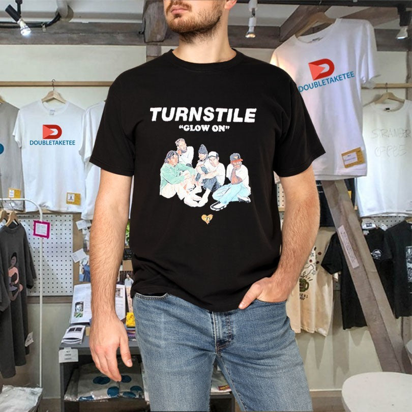 Official Turnstile Glow On Drawing Shirts