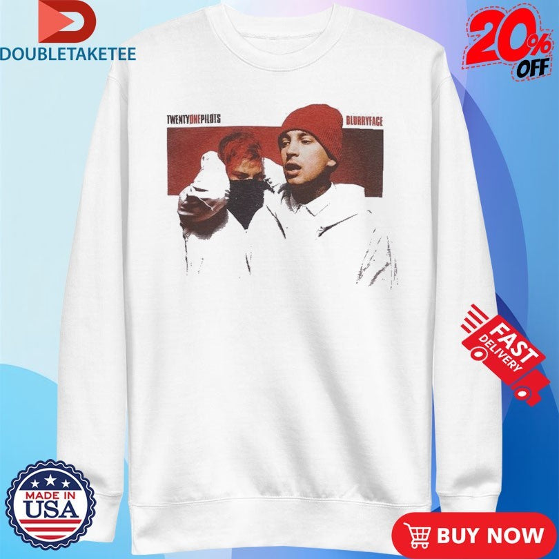Official Twenty One Pilots Blurryface Duo Photo Shirts