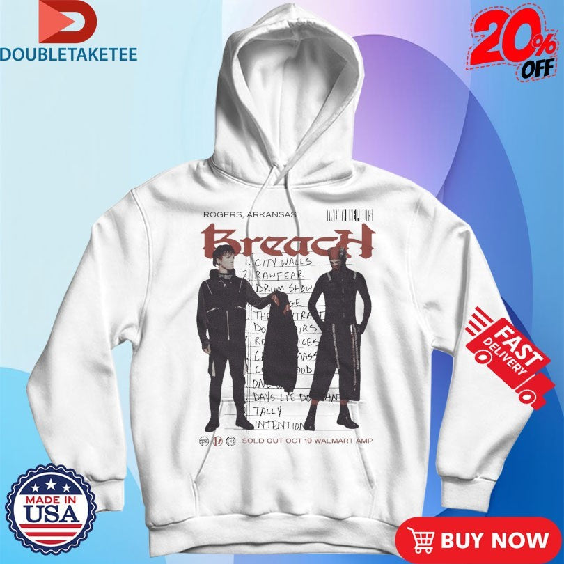Official Twenty One Pilots Breach The Clancy Tour 2025 Dates Rogers Arkansas Shirts