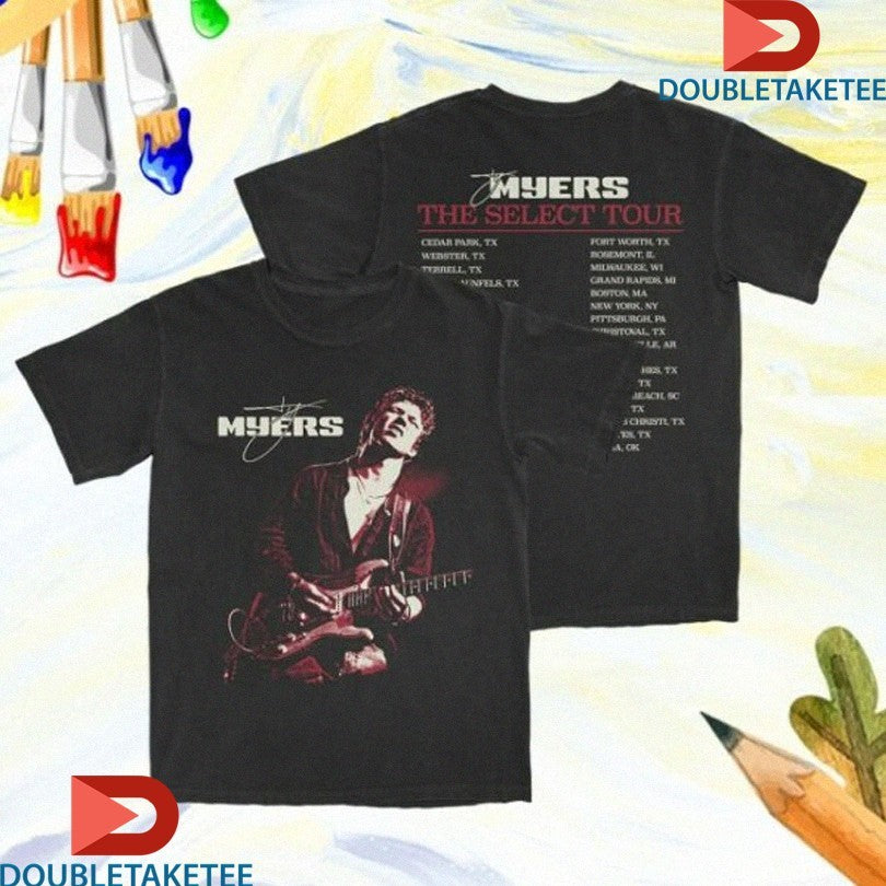 Official Ty Myers The Select Tour 2025 Dates Shirts