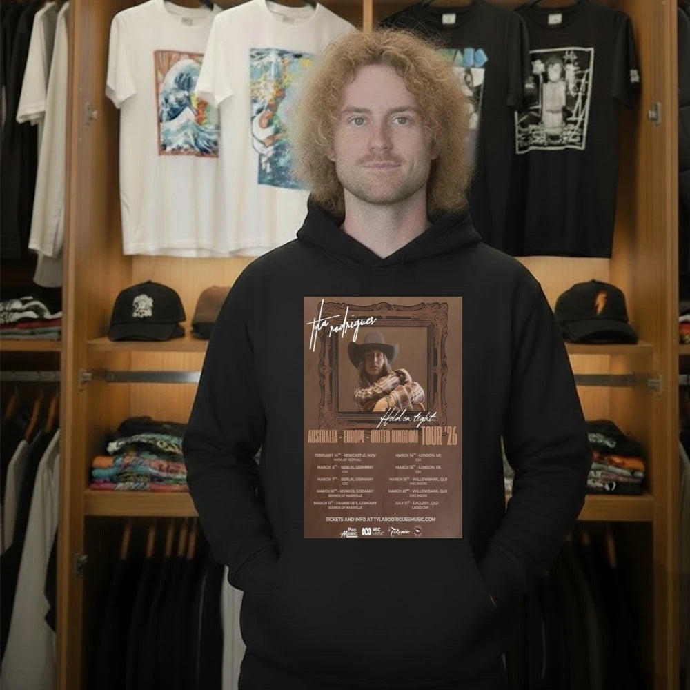 Official Tyla Rodrigues Australia EU Tour 2026 Poster Shirt