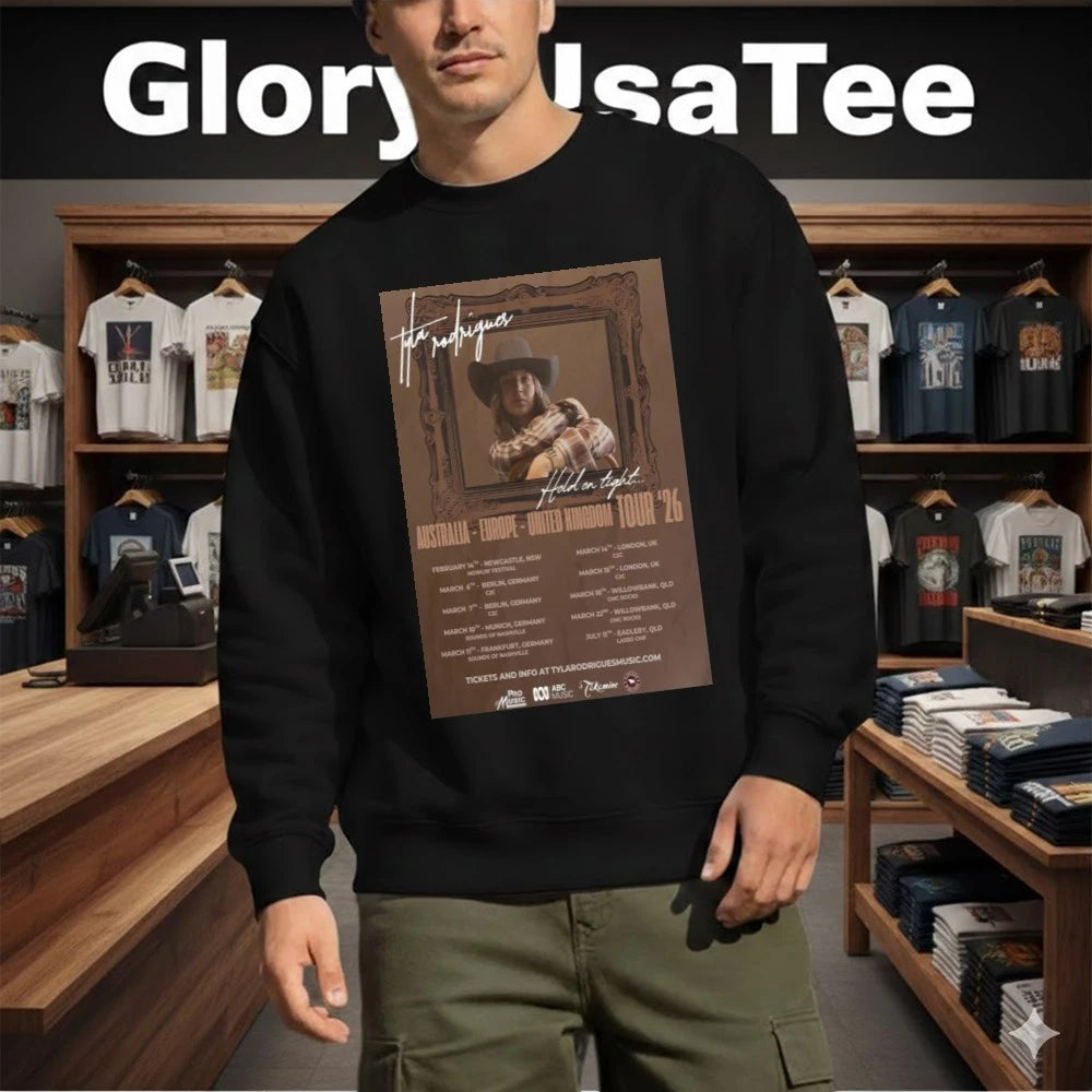 Official Tyla Rodrigues Australia EU Tour 2026 Poster Shirt
