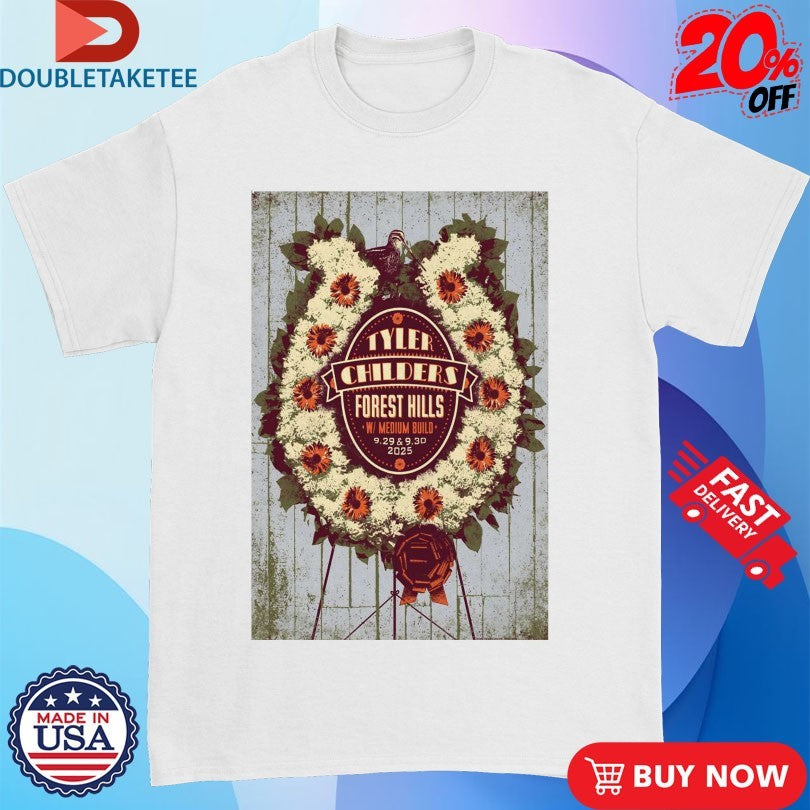 Official Tyler Childers September 29-30 2025 Forest Hills Event Horseshoe Shirts