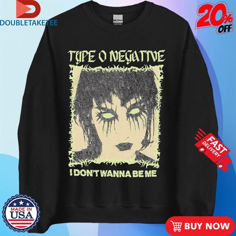 Official Type O Negative I Don’t Wanna Be Me Face Shirts