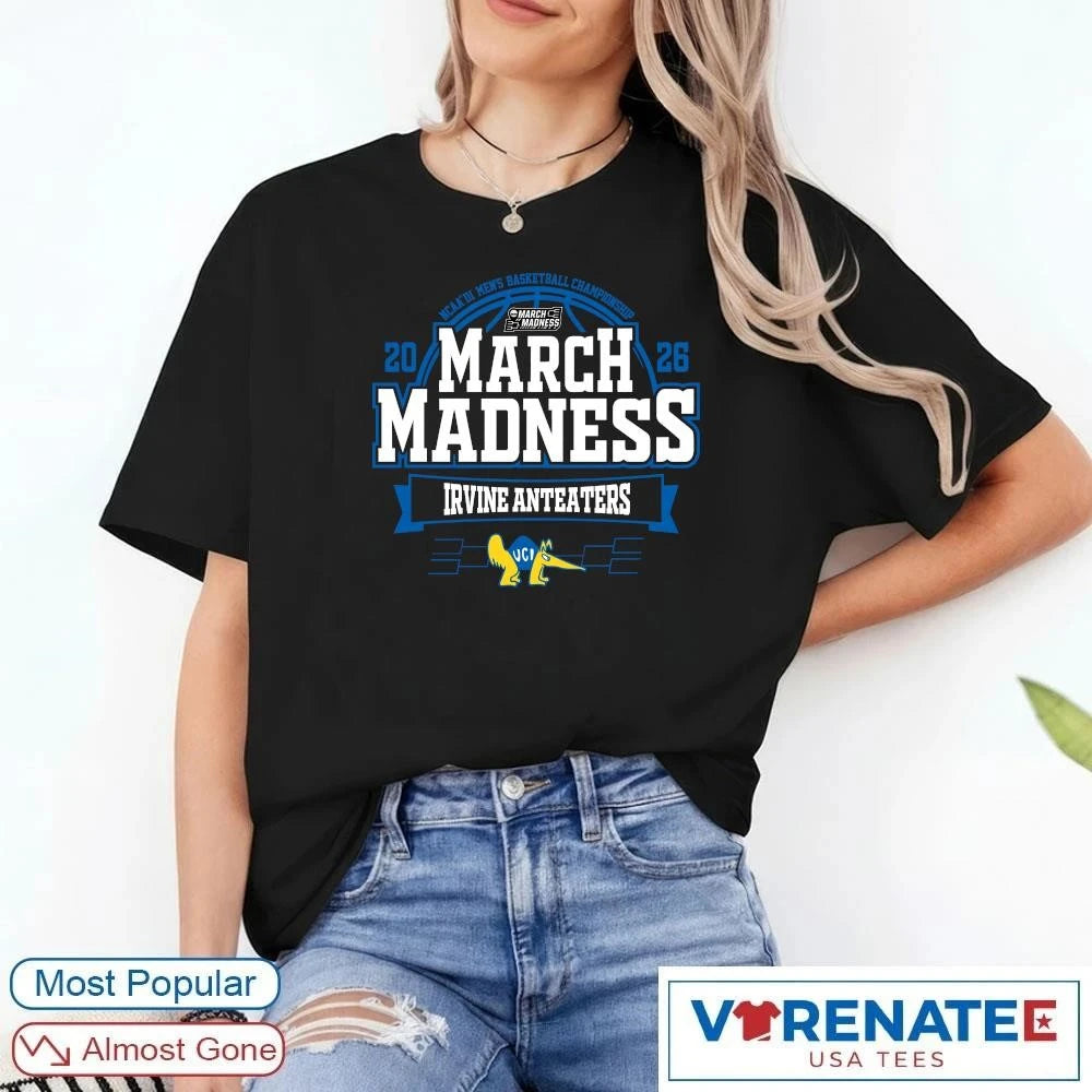 Official UC Irvine Anteaters 2026 NCAA DI Men’s Basketball Championship March Madness Bound T-Shirt